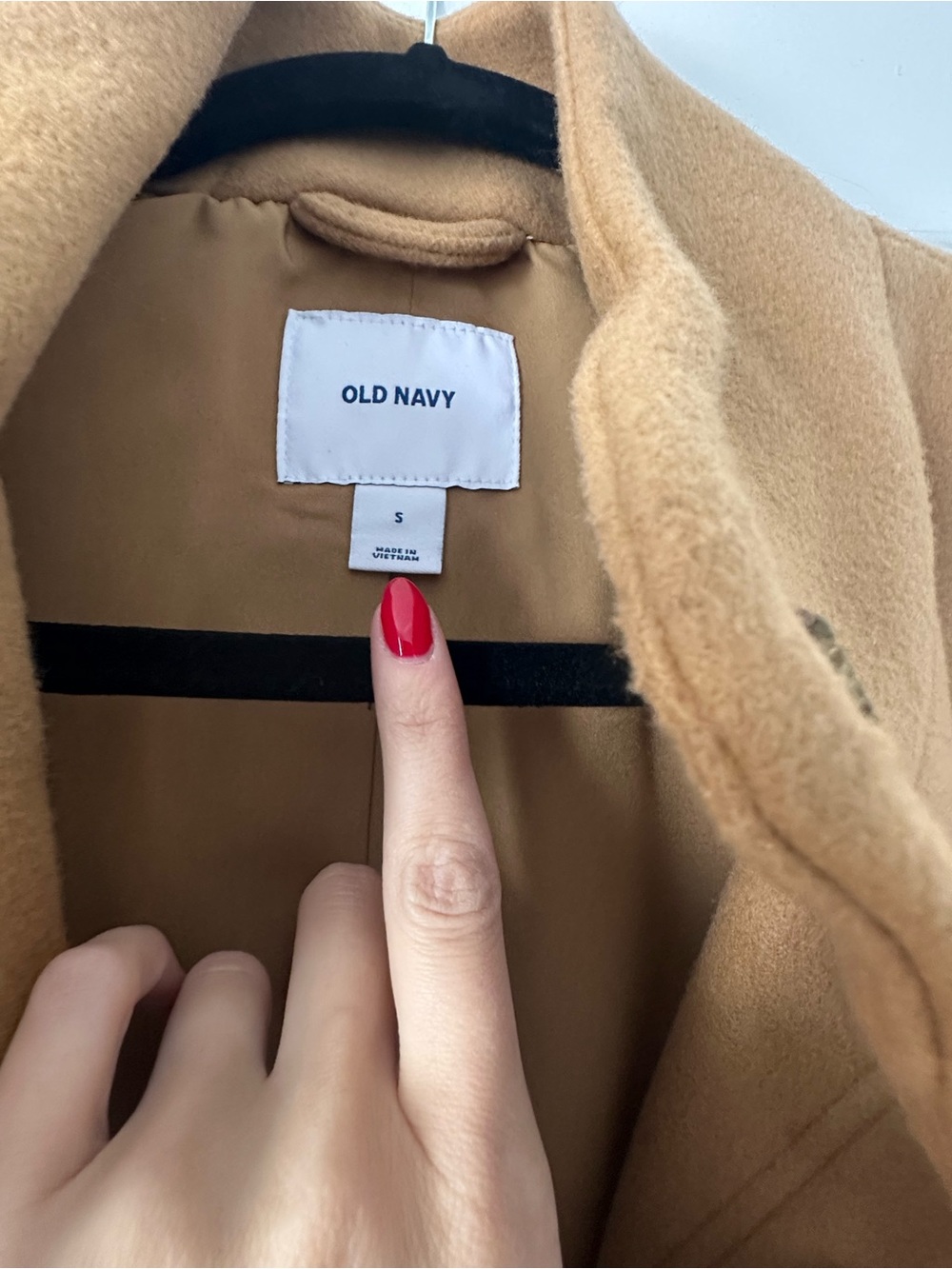 Old Navy Camel Trench Coat - Picture 3 of 5
